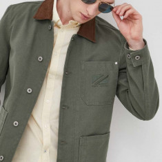 Pepe Jeans geaca Linus barbati, culoarea verde, de tranzitie