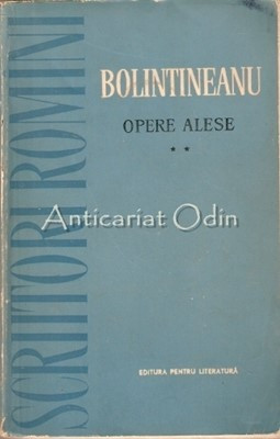 Opere Alese - Bolintineanu