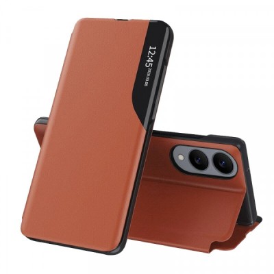 Husa pentru Samsung Galaxy S25 Edge S937, Techsuit, eFold, Portocalie foto