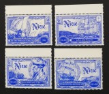 NIUE-CORABII,NAVIGATORI-4 V. MNH**-NIU 007, Transporturi