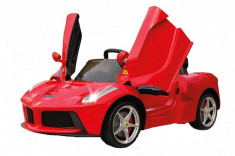 Masinuta electrica RASTAR LaFerrari 2x 25W 12V CU SCAUN TAPITAT Rosu foto