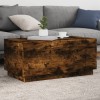 VidaXL Măsuță de cafea cu lumini LED, stejar sonoma, 90x50x40 cm 839879