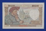 Bancnota Franța 50 franci 1941 Jacques Coeur VF, 50 francs 1941