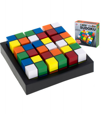 Joc puzzle cu cuburi Sudoku foto