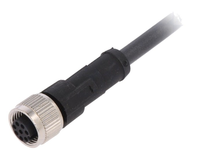 Cablu conectare M12 8PIN drept 2m