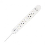 PRELUNGITOR 5 CAI CU INTRERUPATOR + 2USB 3M(3G1.5MM2), V-TAC