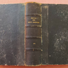 Revue des Deux Mondes Volumul 12. Paris, 1851 - Legatura de epoca, cotor piele