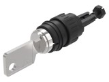 Comutator rotativ cu cheie EAO 3 poziții IP65 plat seria 71
