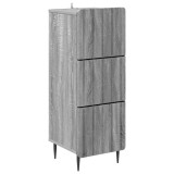 vidaXL Dulap cu sertare Sonoma gri 33 x 34,5 x 92 cm Lemn prelucrat 894391