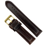Curea de ceas piele maro inchis 18mm 20mm 22mm WZ1308 24mm, Time Veranda