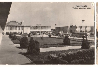 CPIB 22594 - CARTE POSTAL - CONSTANTA. VEDERE DIN PIATA GARII, RPR foto