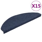 Cumpara ieftin Covorase scari autoadezive, 15 buc., albastru, 65x22,5x3,5 cm
