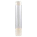 Suport pahare Zass ZWDCH 01 pentru dozatorul de apa, Capacitate 80 pahare, Constructie ABS, Alb/Transparent