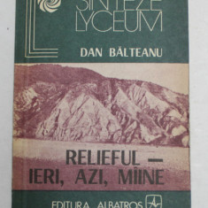 RELIEFUL - IERI , AZI , MAINE de DAN BALTEANU , 1984