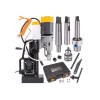 Masina de gaurit fixa, cu talpa magnetica, 14000N, 2100 W, mandrina 3-16 mm, weldon trepan 19mm, Powermat