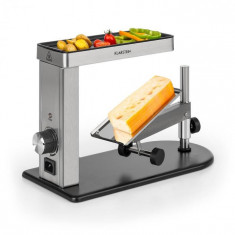 Klarstein Appanzell Pro, raclette cu gratar, 600 W, o?el inoxidabil, negru/argintiu foto