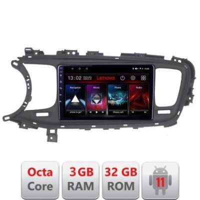 Navigatie Kia Optima 2014-2015 Android radio gps internet Octa Core 3+32 Kit-091-v2+EDT-E509 LENOVO LITE CarStore Technology foto