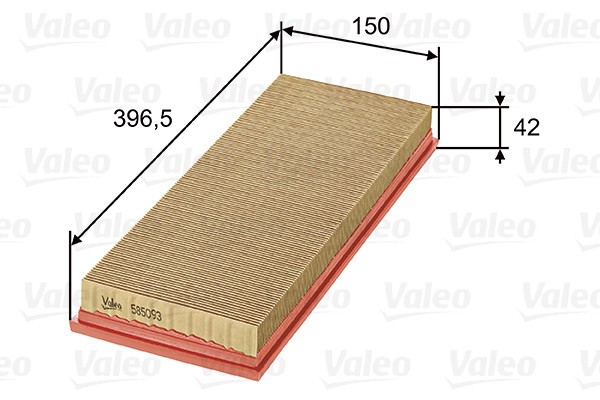 VALEO 585093 Filtru aer