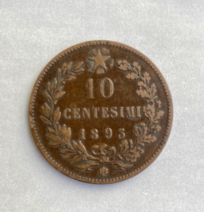 Moneda Italia 1893