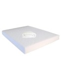 Set Saltea cu spuma, Mercur Comfort Flex Plus 160x200x20cm, fermitate mediu spre tare, hipoalergenica, husa detasabila, Saltsib plus pilota microfibra, Din Poliuretan, 160x200