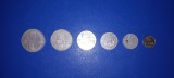 Monede de Colectie RSR 5 lei 1978,3 lei ,1 leu,25 bani,15 bani,5 bani 1966