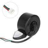 Maneta Acceleratie Comanda Electronica Stanga Clapeta Gri Mufa 3 Pini pentru Ninebot MAX G30D Kugoo S1 Pro