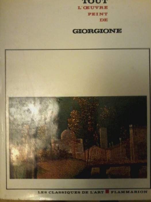 Album Giorgione (Tout l&#039;oeuvre peint de Giorgione)