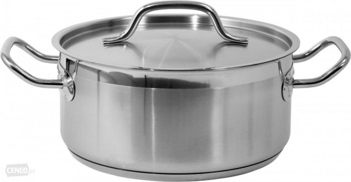 Oala joasa din inox cu capac 5 L