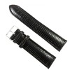 Curea de ceas Maro-inchis din piele naturala cu imprimeu soparla - 22mm - WZ3422, Time Veranda
