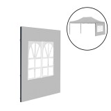 Foișor de grădină cu fereastră perete lateral copertină 3x4,5 m