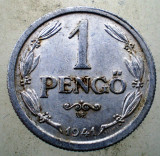 1.186 UNGARIA WWII 1 PENGO 1941, Europa, Aluminiu