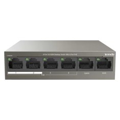 Switch 4 porturi PoE, 2 porturi uplink RJ45 10/100Mbps - TENDA TND-TEF1106P-4-63W