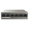 Switch 4 porturi PoE, 2 porturi uplink RJ45 10/100Mbps - TENDA TND-TEF1106P-4-63W