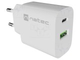 &Icirc;ncărcător USB tip plug-in, 20W, 5-12V DC, alb
