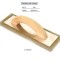 Gletiera cauciuc 280x90 mm,maner plastic, grosime 10mm, TopStrong
