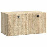 vidaXL Oglindă TV montată pe perete Stejar Sonoma 59,5 x 31 x 30 cm 899217
