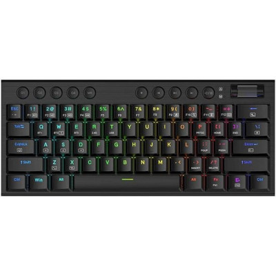 Tastatura gaming mecanica Bluetooth cu fir si wireless Redragon Horus Mini PRO neagra iluminare RGB foto
