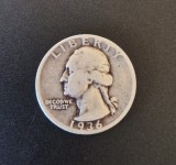 Statele Unite ale Americii quarter dollar 1936 moneda argint AG . 900 1/4 dollar km # 164