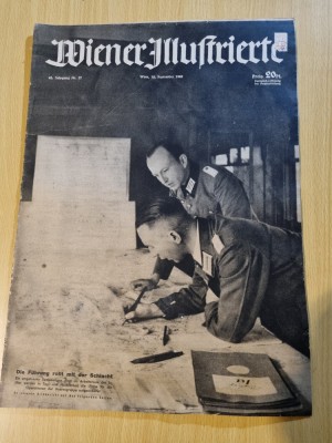 revista nazista austria 15 septembrie 1943-art. si foto al 2-lea razboi mondial foto