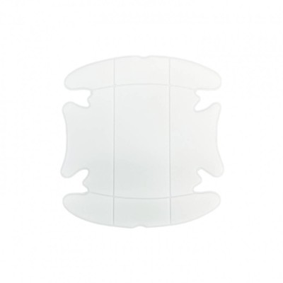 Colant folie protectie deschidere maner usa Alb / Negru foto