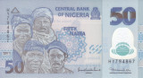 Bancnota Nigeria 50 Naira 2011 - P40c UNC ( polimer )