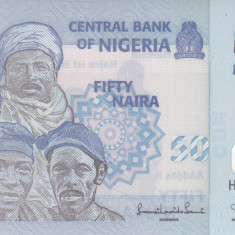 Bancnota Nigeria 50 Naira 2011 - P40c UNC ( polimer )