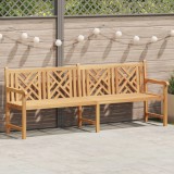 vidaXL Bancă de grădină Maro 228 x 60 x 90 cm Lemn masiv de tec