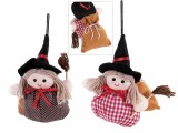 Cumpara ieftin Set 2 saculeti cu figurina Halloween Befana textil multicolor II cm 12x8x18 H