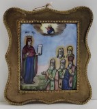 Maica Domnului din Bogoliubovo, Icoana de calatorie, Rusia, Sec. XIX