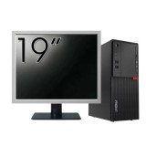 Pachet Calculator Second Hand LENOVO M710T Tower, Intel Core i3-6100 3.70GHz, 8GB DDR4, 128GB SSD, DVD-ROM + Monitor 19&amp;quot; NewTechnology Media