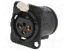 Conector, Neutrik, NC3FD-V-B