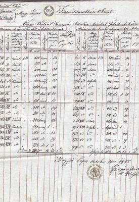A3059N Extras de carte funciară, 1855, T&amp;acirc;rgu Lăpuș, Maramureș foto