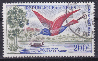 DB1 Fauna Africana Pasari Niger 1961 1 v. uzata foto