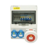 Tablou electric grup prize organizare santier 1x415V/32A,2x230V/16A,260x170x140mm IP44/IP66 Breckner Germany